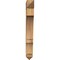 Ekena Millwork Balboa Arts & Crafts Rough Sawn Bracket, Western Red Cedar, 4"W x 22"D x 34"H BKT04X22X34BOA03RWR - alternate 3